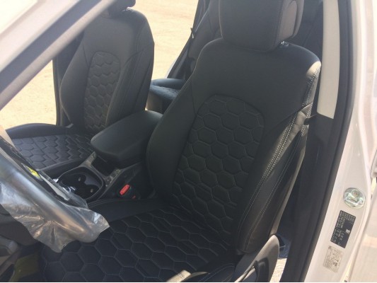 Каркасные авточехлы на Hyundai Santa Fe 3