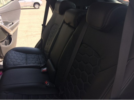 Каркасные авточехлы на Hyundai Santa Fe 3