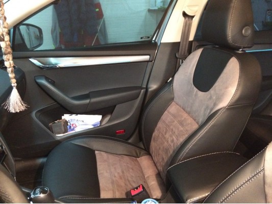 Каркасные авточехлы на Skoda Octavia A7 FL Каркасные авточехлы на Skoda Octavia A7 FL