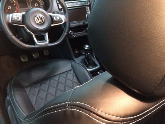 Каркасные авточехлы на Volkswagen Polo