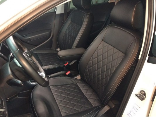 Каркасные авточехлы на Volkswagen Polo