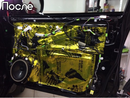 Шумоизоляция дверей